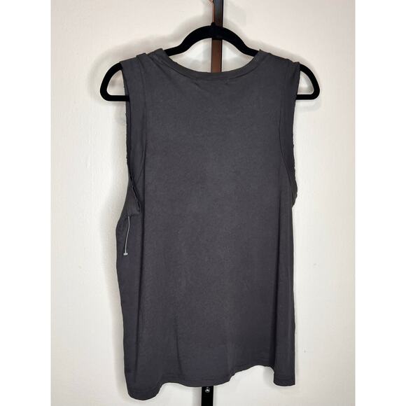 Project Social T Only Count the Happy Hours Graphic Tank Top Brown Women's L NWT - Picture 5 of 8